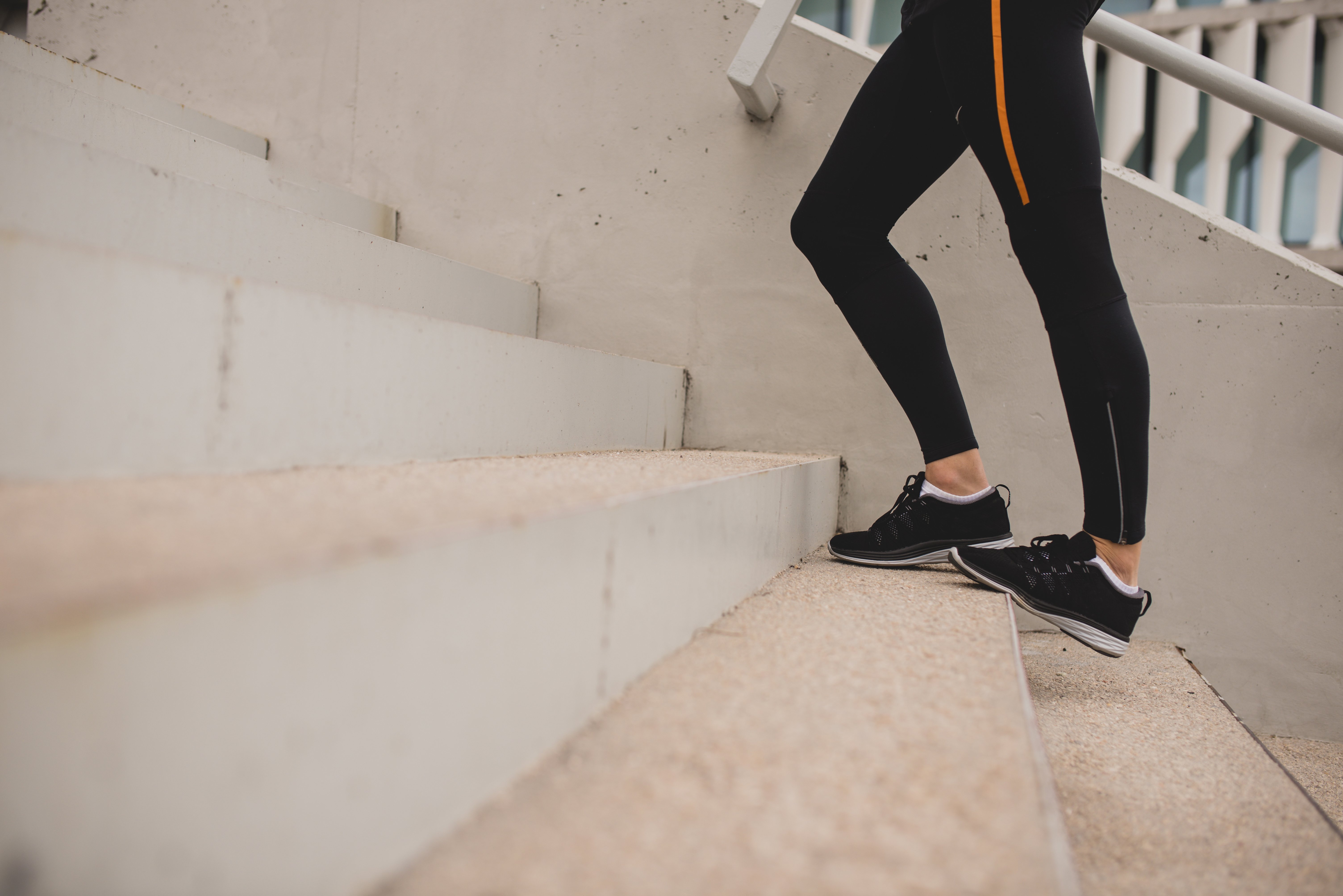 Stair calf stretch