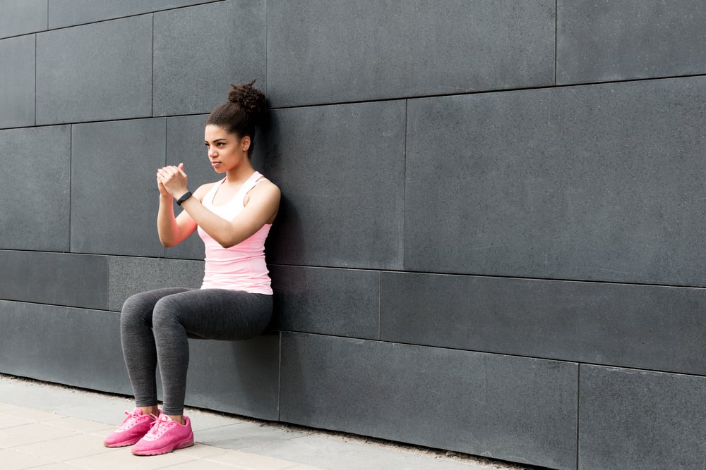 wall sitting